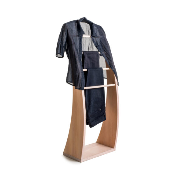 Black Wooden Clothes Stand – Image 14