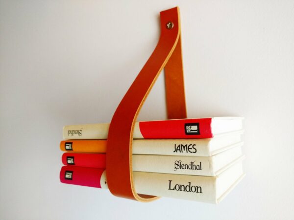 Leather Book Shelf – Image 7