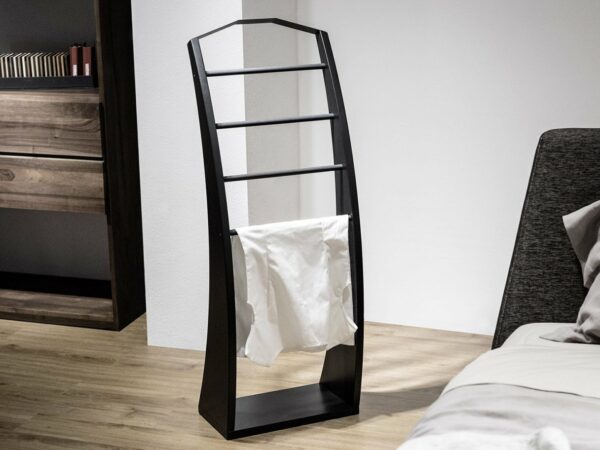 Black Wooden Clothes Stand – Image 12