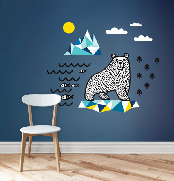 Wild Animal Bear Wall – Image 4