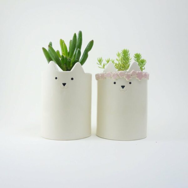 Cat Plant Pot